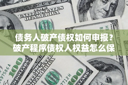武汉债务人破产债权如何申报？破产程序债权人权益怎么保障？