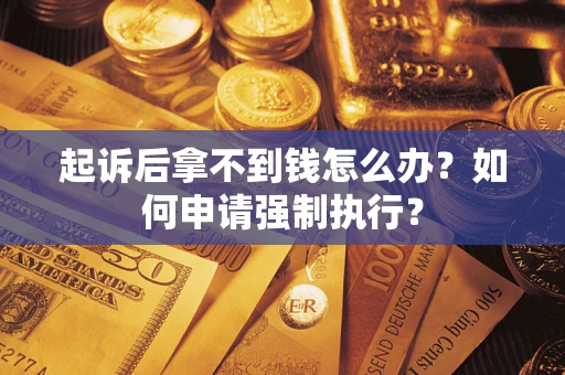 武汉起诉后拿不到钱怎么办？如何申请强制执行？