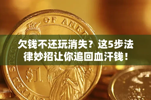 武汉欠钱不还玩消失？这5步法律妙招让你追回血汗钱！