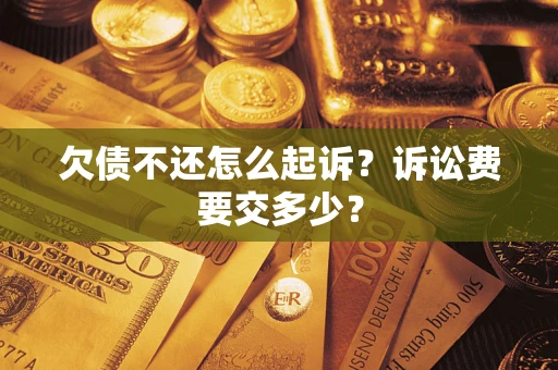 武汉欠债不还怎么起诉？诉讼费要交多少？