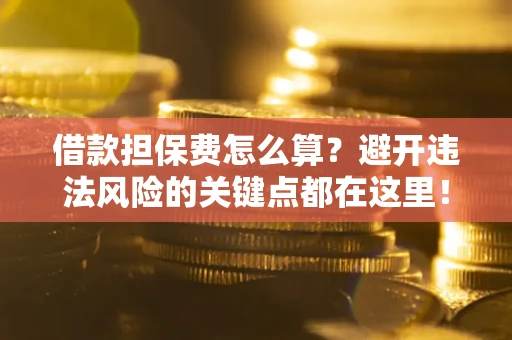 武汉借款担保费怎么算？避开违法风险的关键点都在这里！
