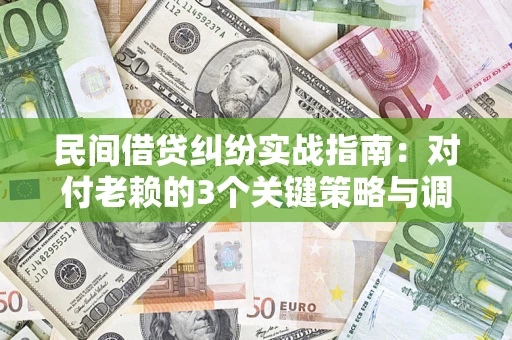 武汉民间借贷纠纷实战指南：对付老赖的3个关键策略与调解盲区解析