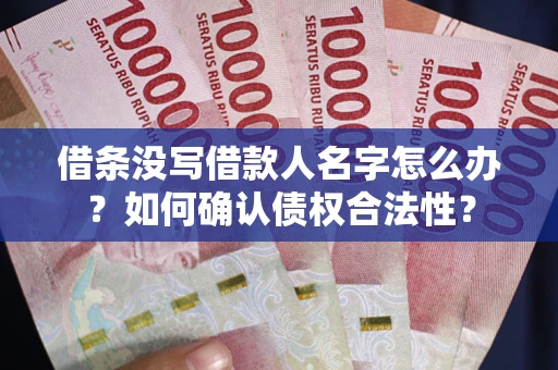 武汉借条没写借款人名字怎么办？如何确认债权合法性？