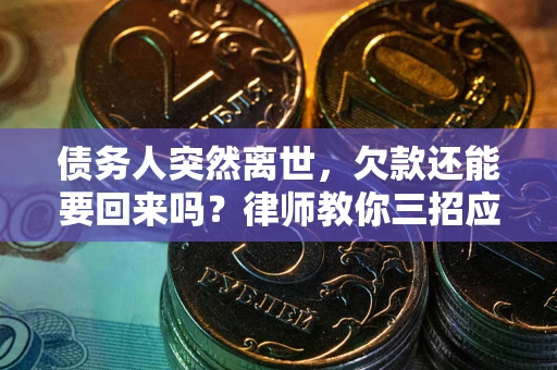 武汉债务人突然离世，欠款还能要回来吗？律师教你三招应对