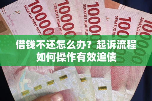 武汉借钱不还怎么办？起诉流程如何操作有效追债