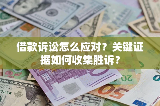 武汉借款诉讼怎么应对？关键证据如何收集胜诉？